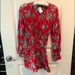 Planet Blue Blu Moon Boho Romper Size XS